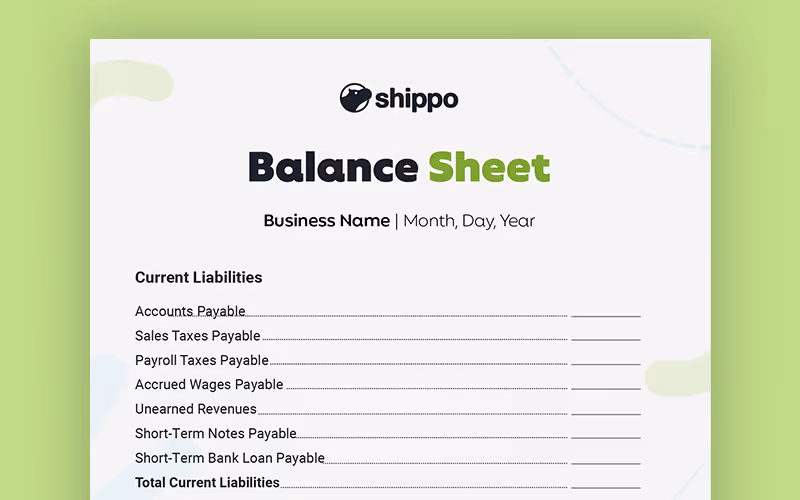 Balance Sheet