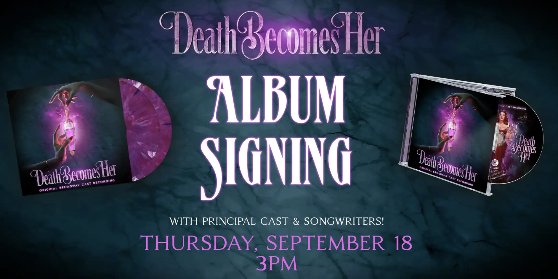 DEATH BECOMES HER Album Signing