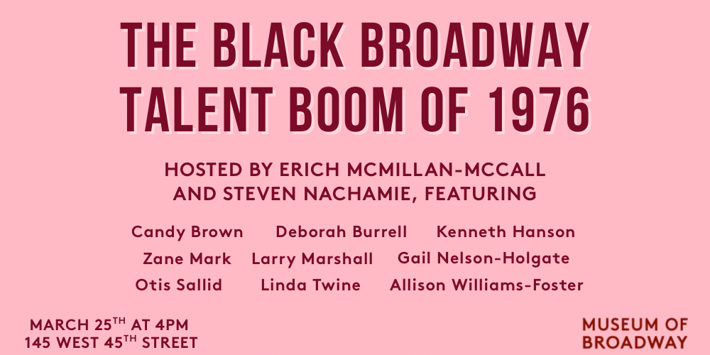 The Black Broadway Talent Boom of 1976