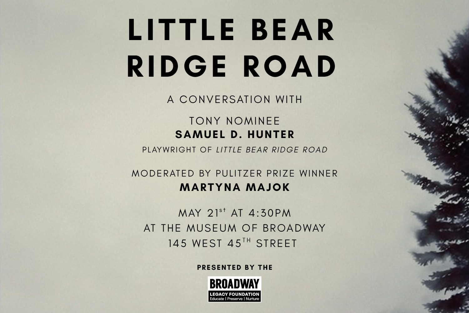 Little Bear Ridge Road: In Conversation