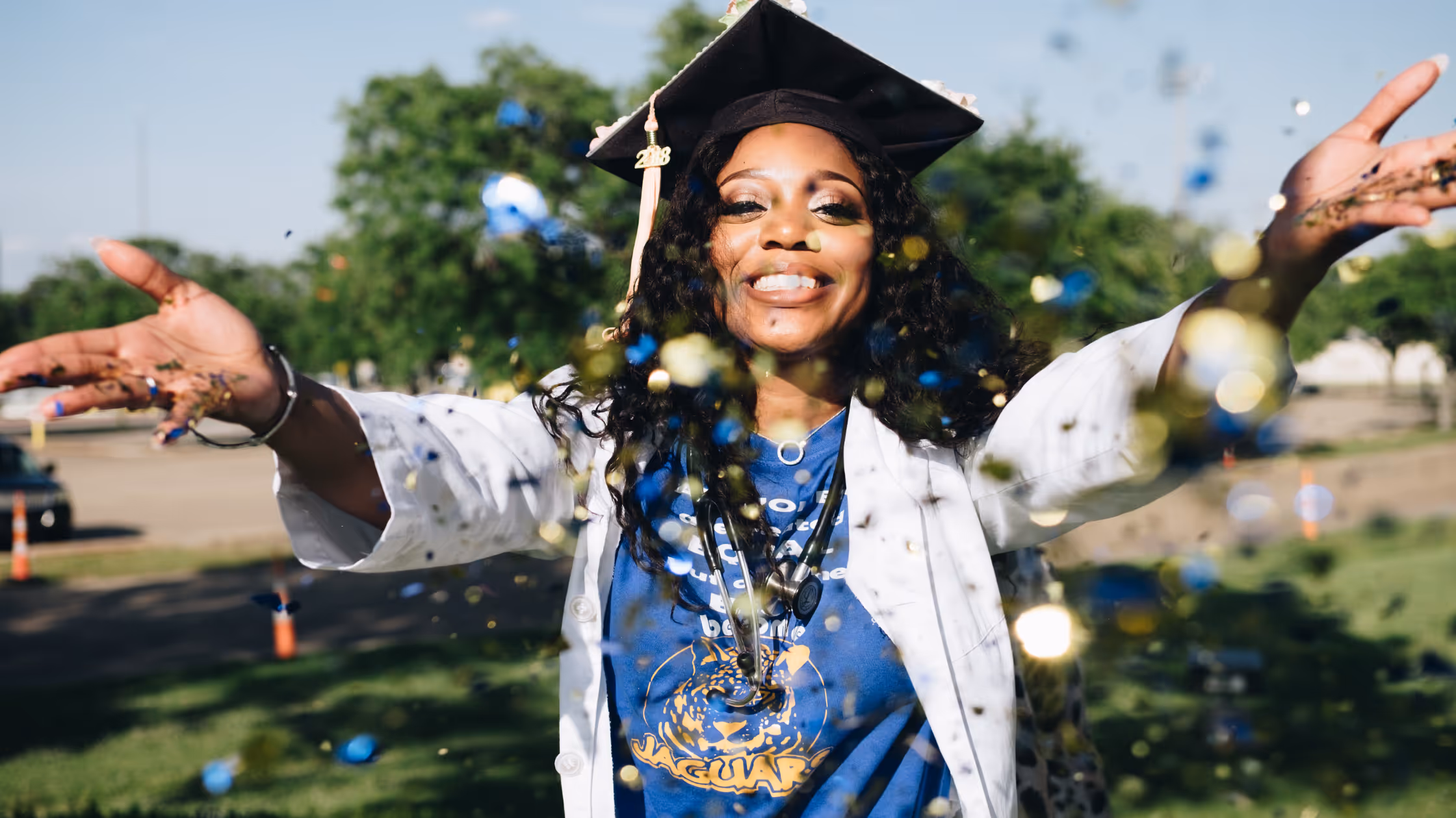 New CNA graduate celebrates