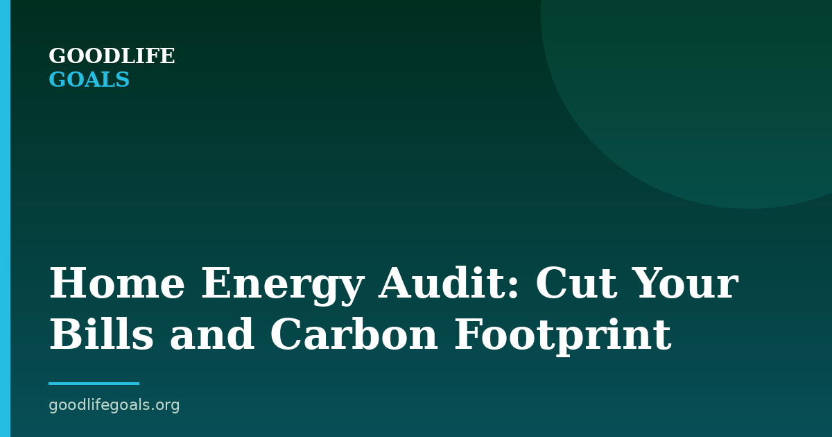 Home Energy Audit: Cut Your Bills and Carbon Footprint