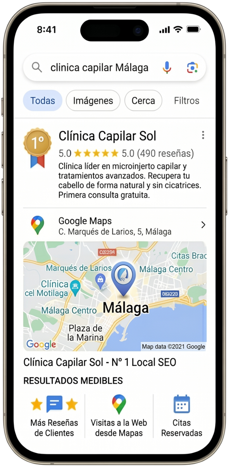 Imagen que representa el posicionamiento SEO en Google