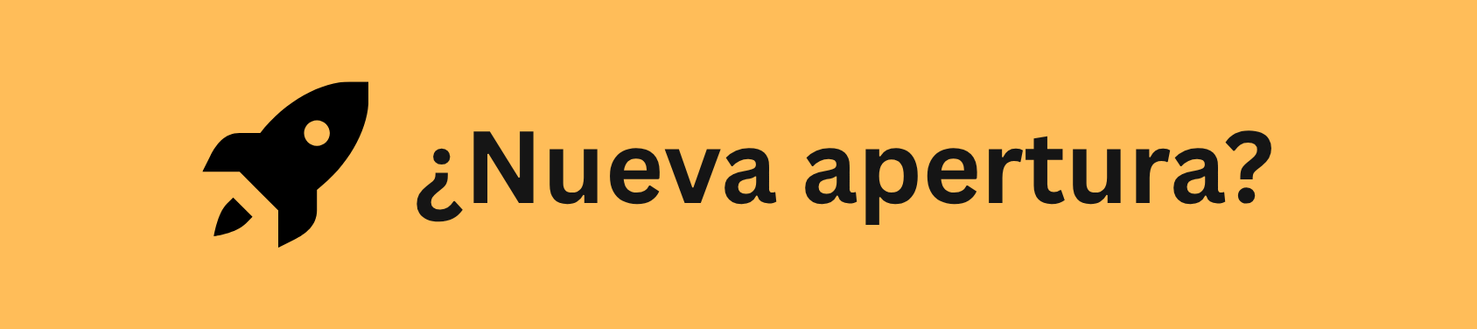 ¿Nueva Apertura?
