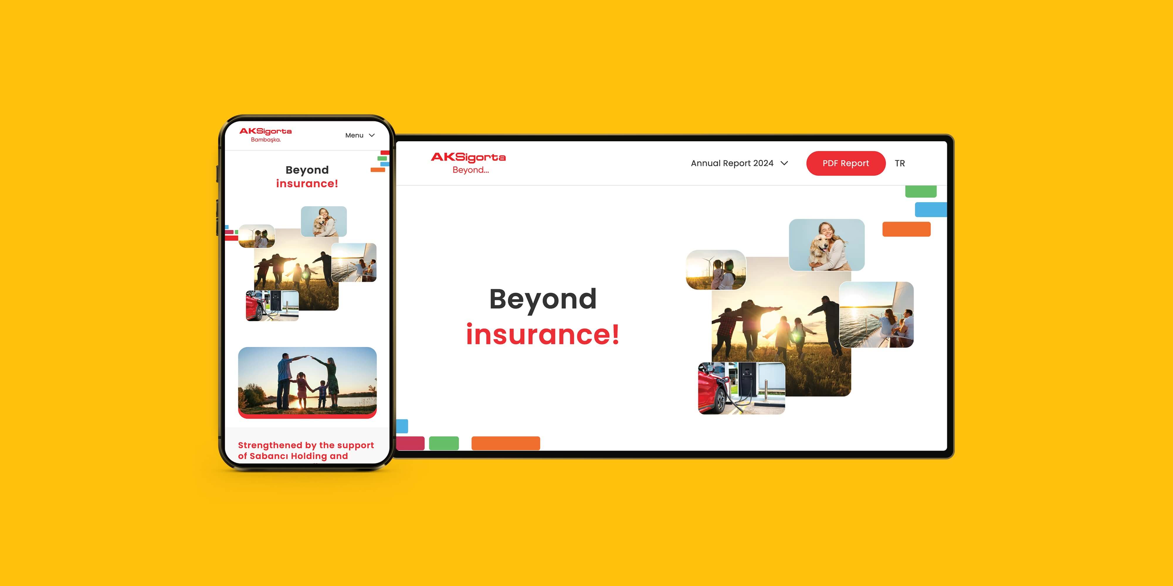 Inclusive digital report interface designed for users with disabilities