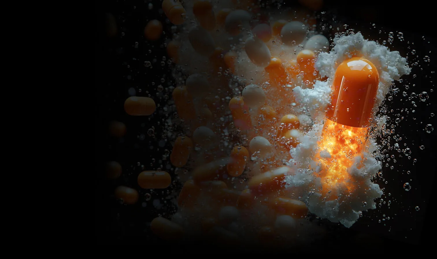 giagantic pill explosion