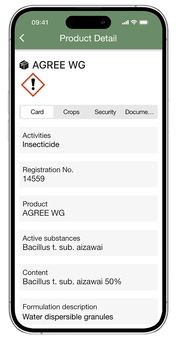 Landwirtschaftliche Bestände und Bestandsverwaltung über die xFarm App