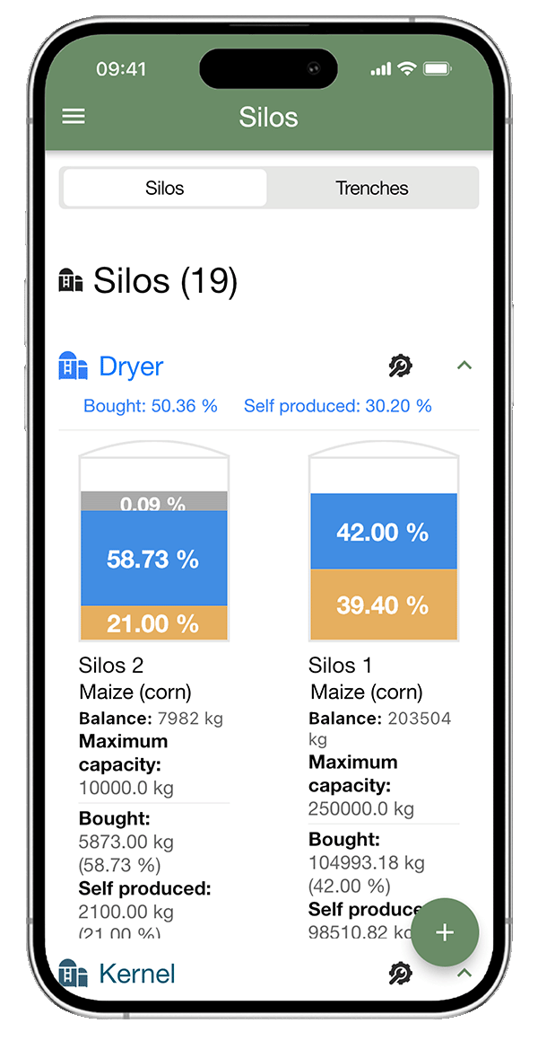 App gestión de silos para animales xFarm