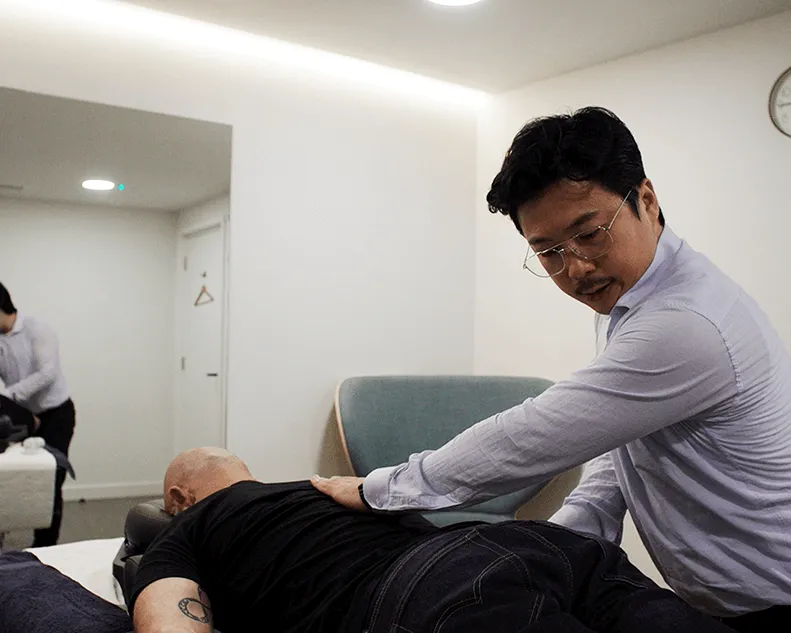 Treatment professional working at UNTIL