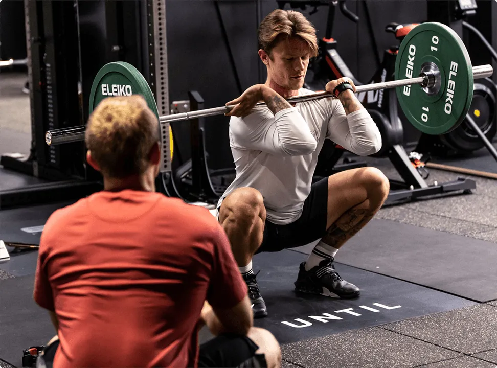 Personal trainer working at UNTIL