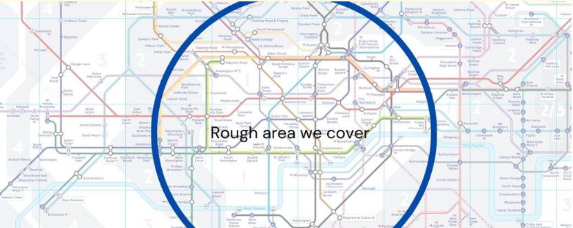 London coverage map