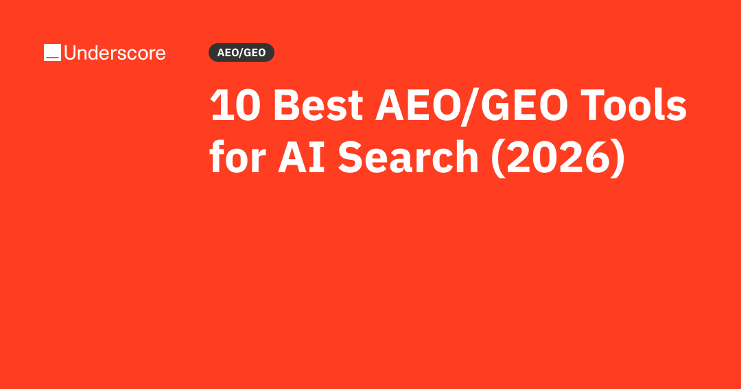 Cover image for the 10 best aeo/geo tools for ai search in 2026