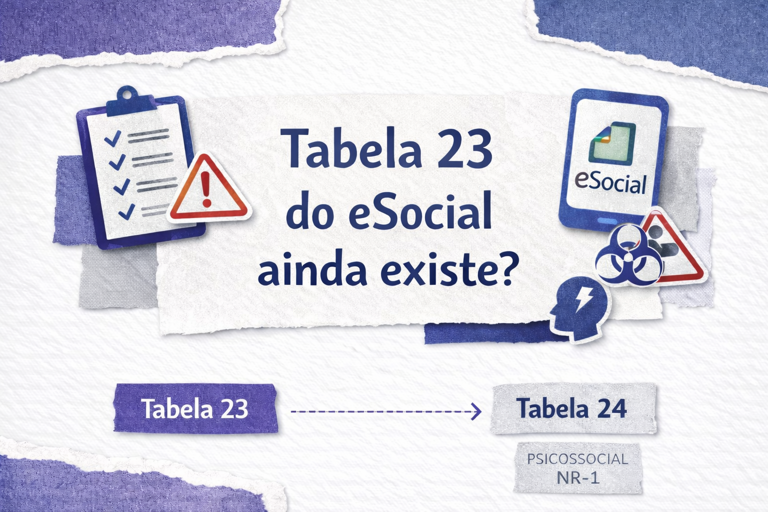 Tabela 23 do eSocial ainda existe? Como usar em 2026
