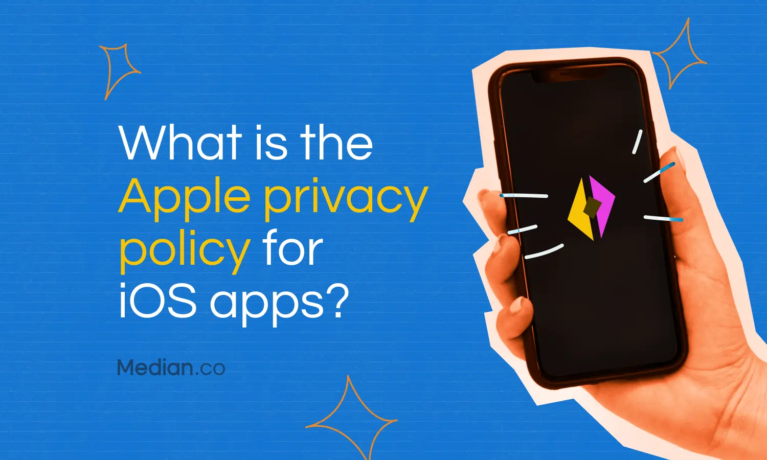 What is Apple's app privacy policy for iOS apps?