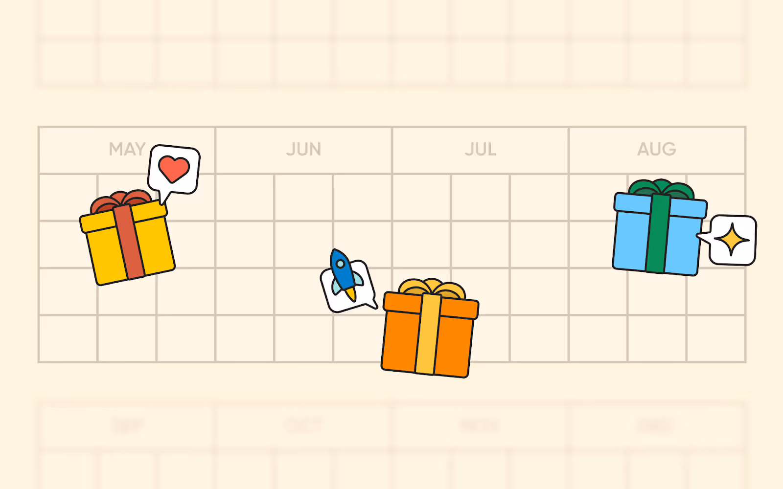 An image showing that you should give employee recognition throughout the year.