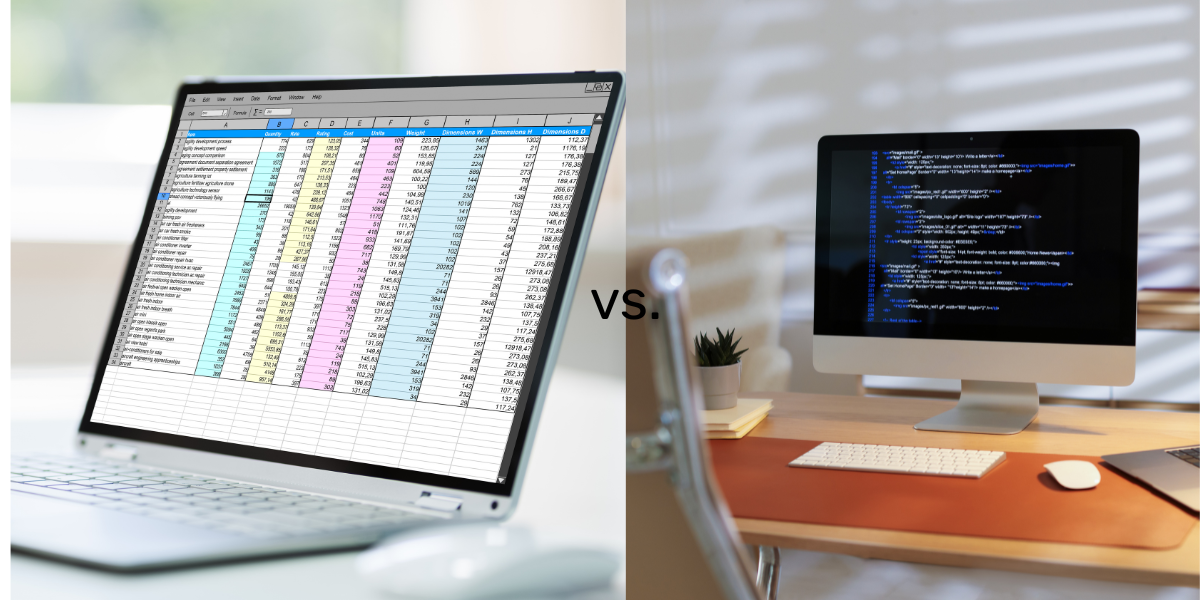 Spreadsheets vs. Software: Making the Decision