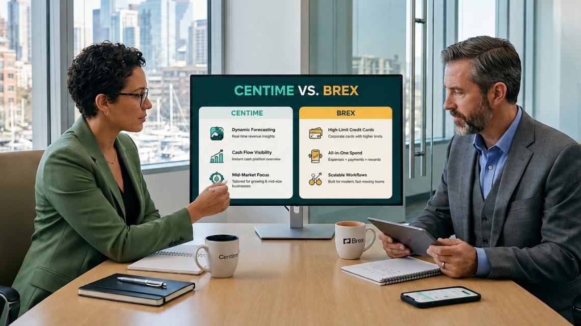 Centime vs. Brex: Which Platform Is Right for Your Mid-Market Business?