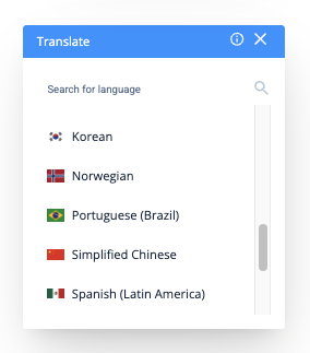 Translate in minutes to over 12 languages with Folloze Translator Agent