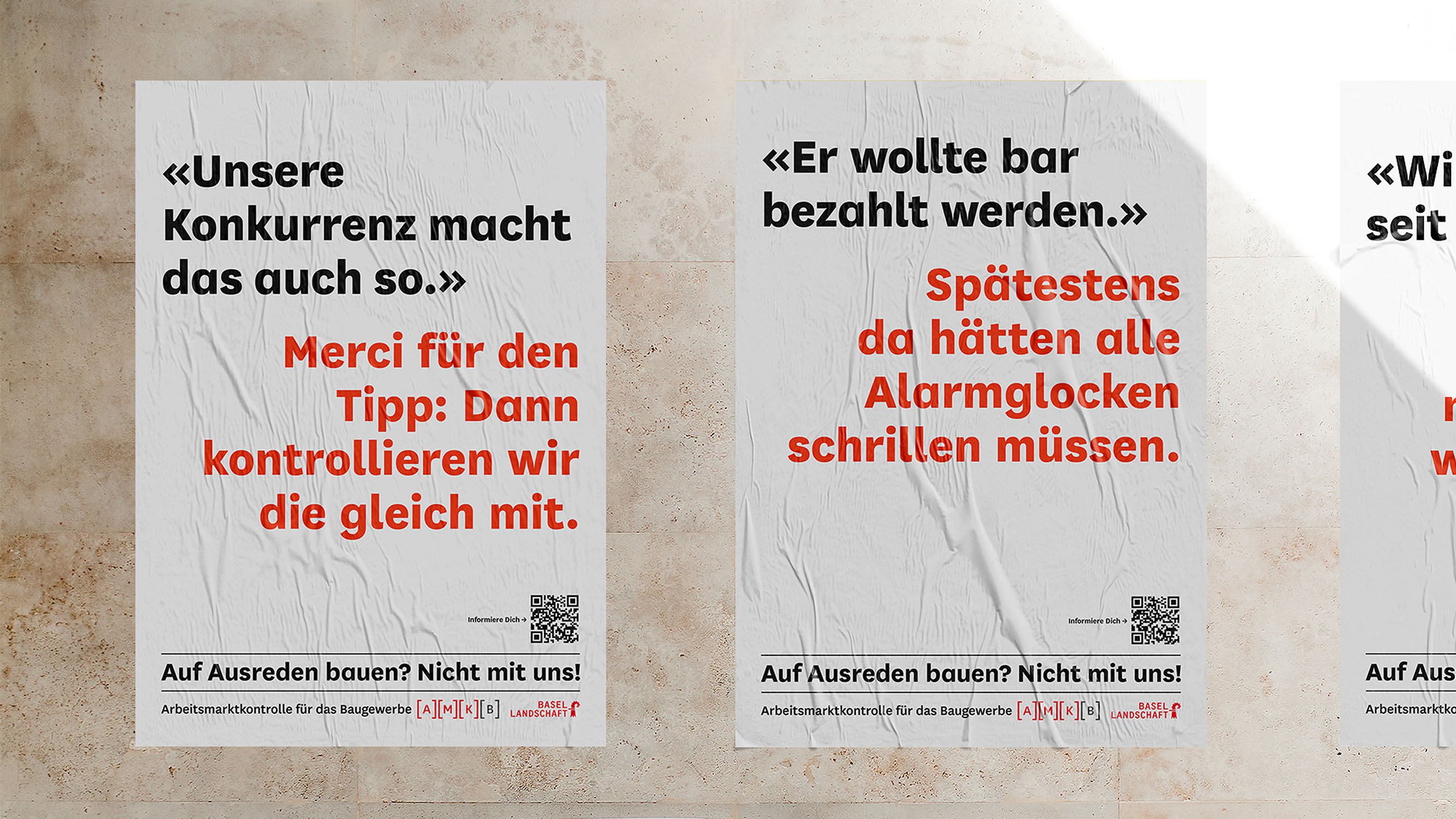 Auf Ausreden bauen? Nicht mit uns!