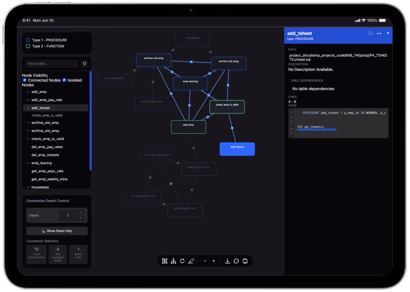 DOXRA codebase Map view