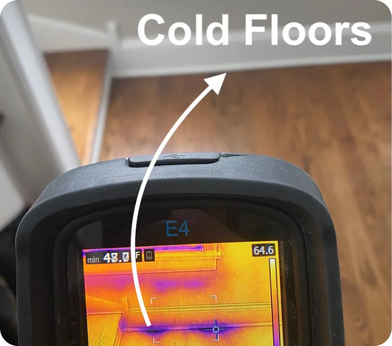 thermal energy will flow in a direction from cold to hot