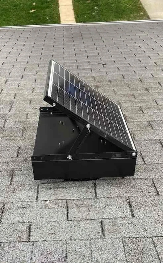 Attic Solar Fan is the best way to generate fresh air intake and exhaust