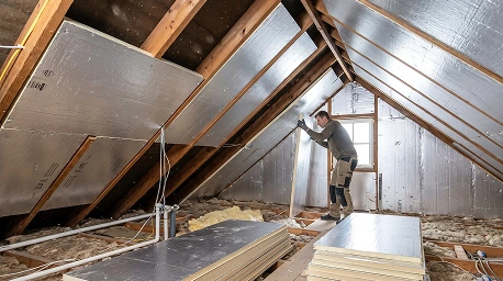 Rigid Foam Boards for attic insulation