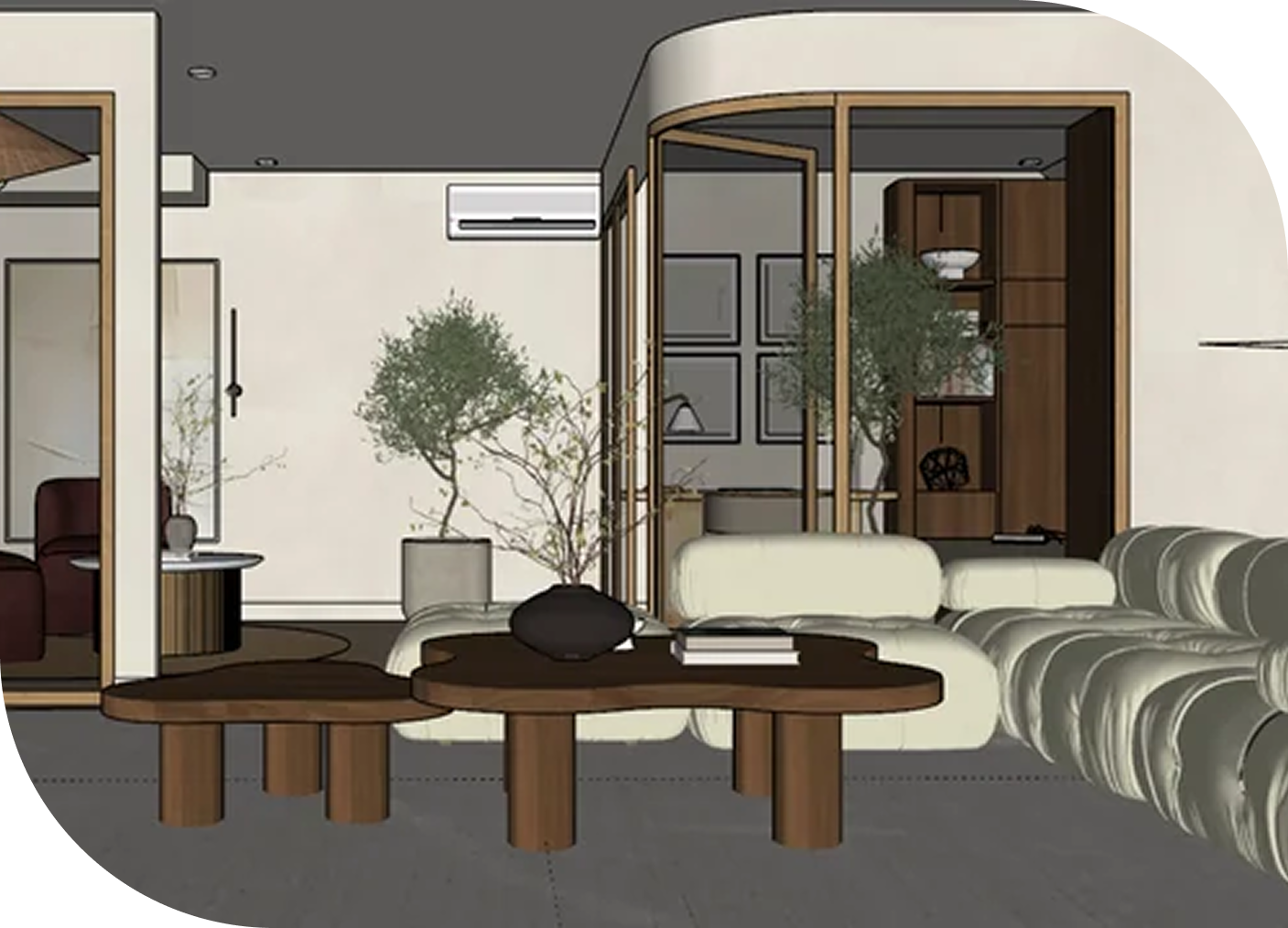 Maquette 3D d’une maison individuelle réalisée sur SketchUp par une apprenante