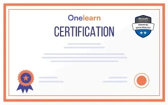 Exemple de certificat One Learn