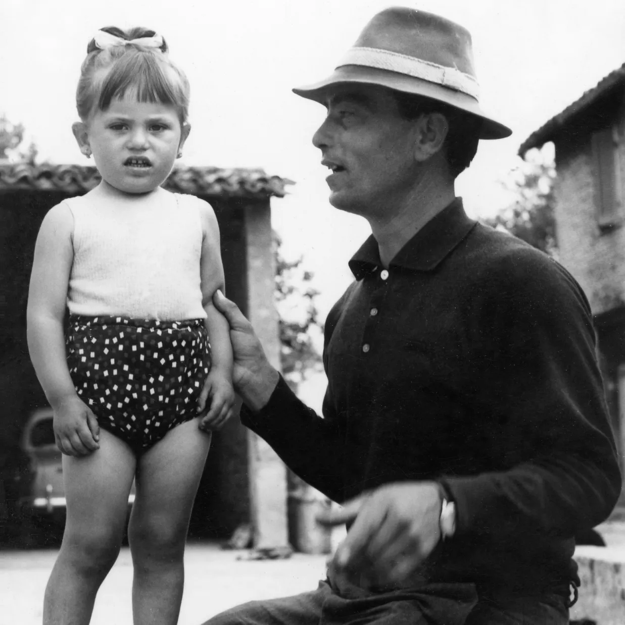 Nonno Sirio e sua figlia Iole, mia zia.
