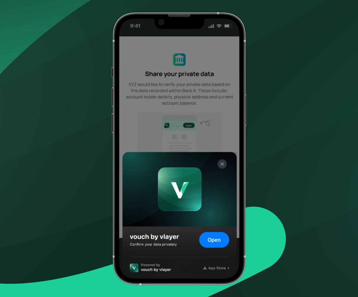 screen with vouch features