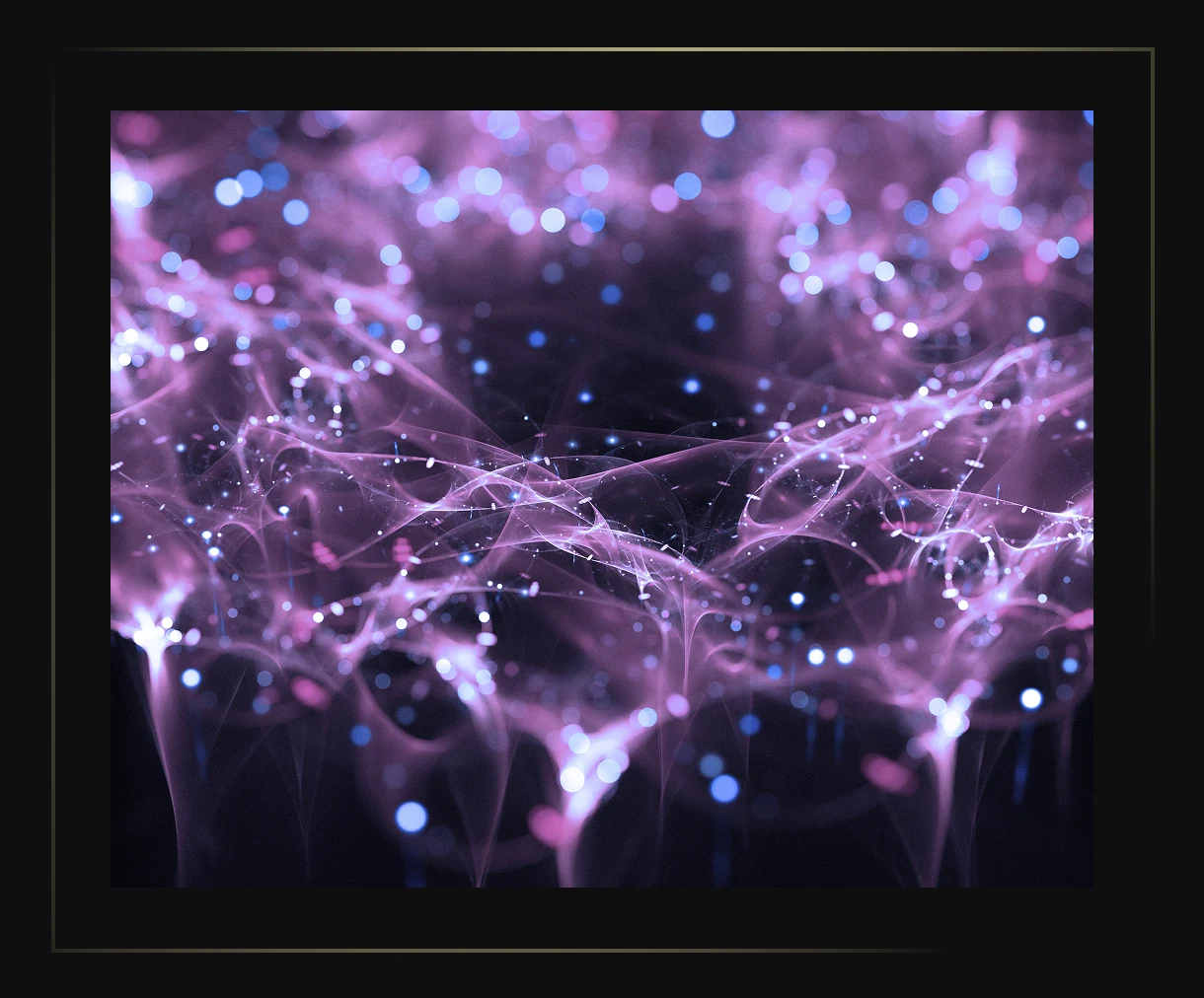 violet digital shapes
