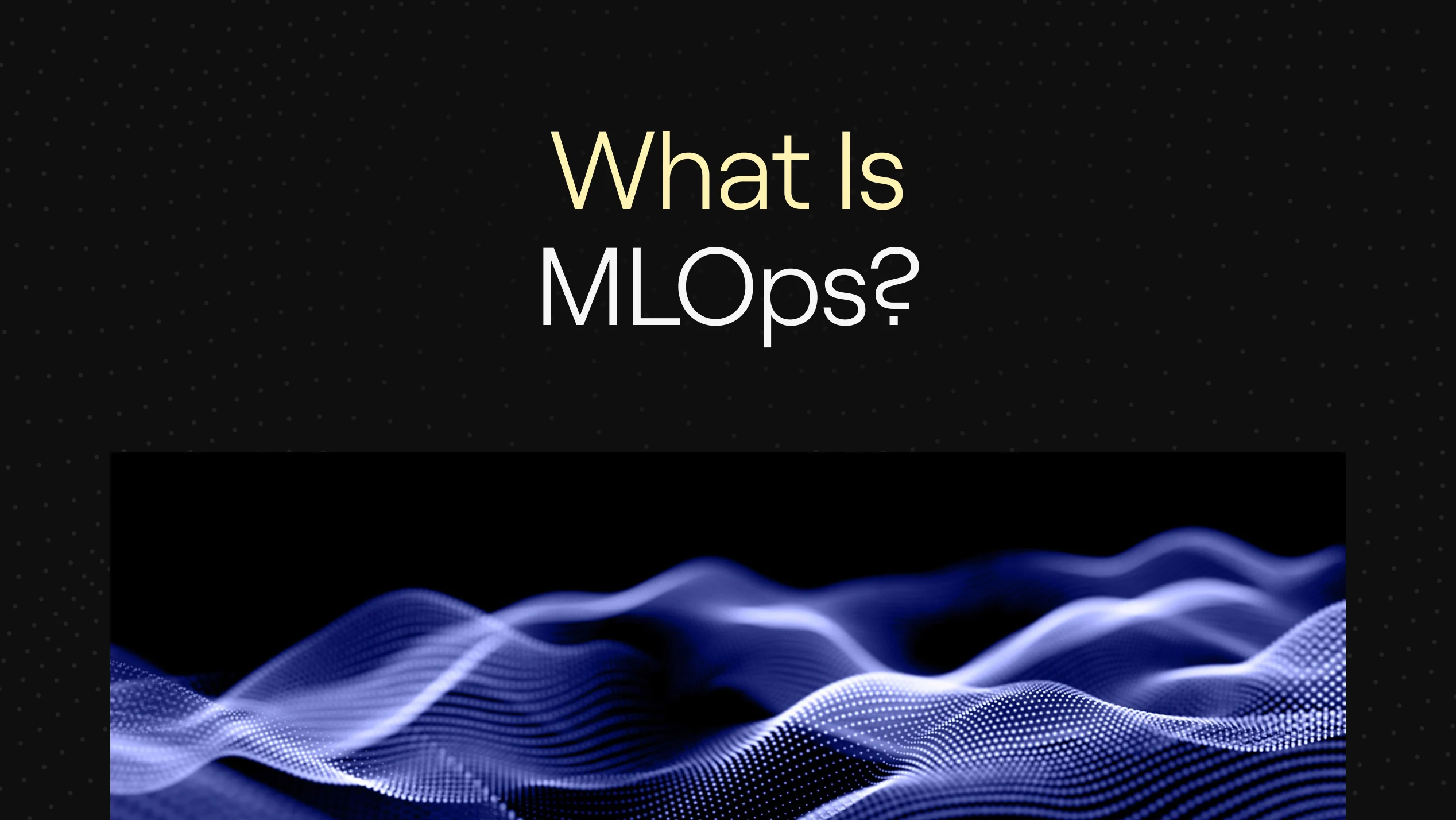 text with digital shapes