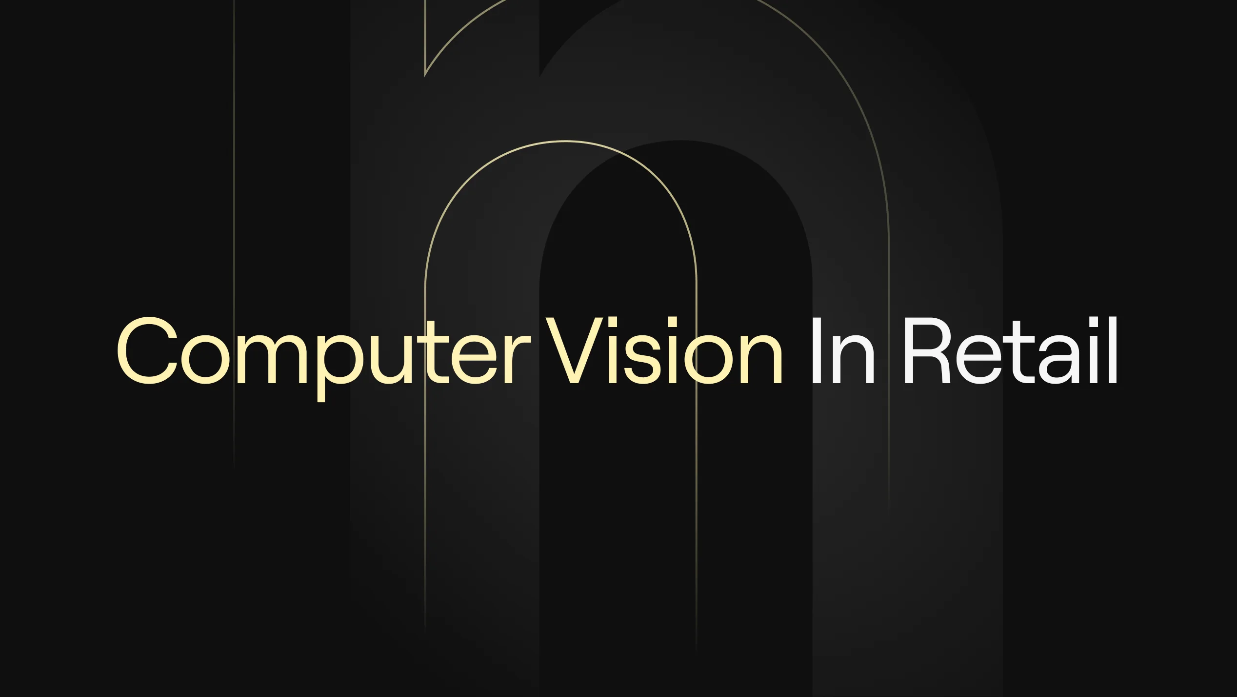 title on dark background with subtle arch motifs