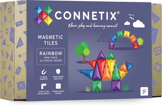 Connetix - Rainbow mini pack 24 delig