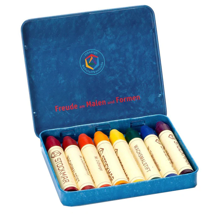 Stockmar -  Stiftjes 8 stuks zonder zwart