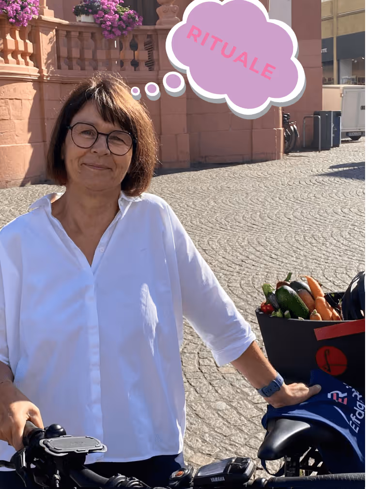 Kleine Rituale, große Wirkung. Dieser Marktbesuch ist mehr als nur Einkauf. Er ist ein Anker, der mich erinnert: Ich darf gut für mich sorgen.