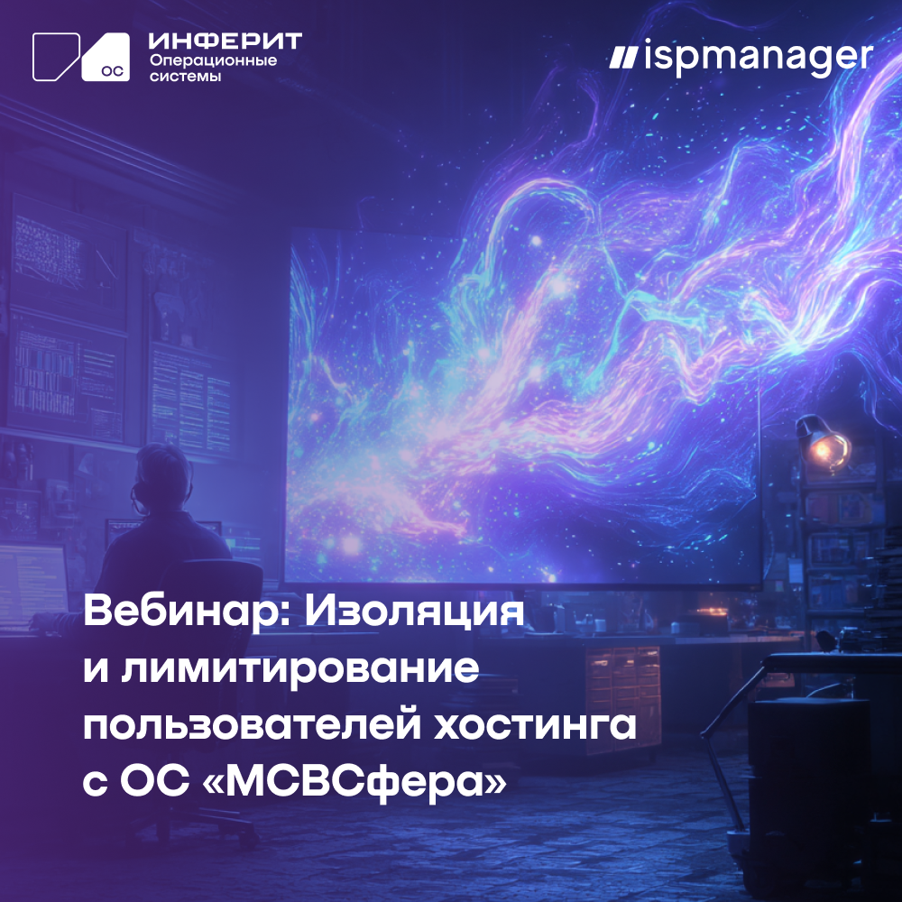 Изоляция и лимитирование пользователей хостинга с ОС «МСВСфера»