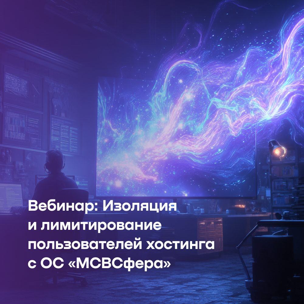 Изоляция и лимитирование пользователей хостинга с ОС «МСВСфера»