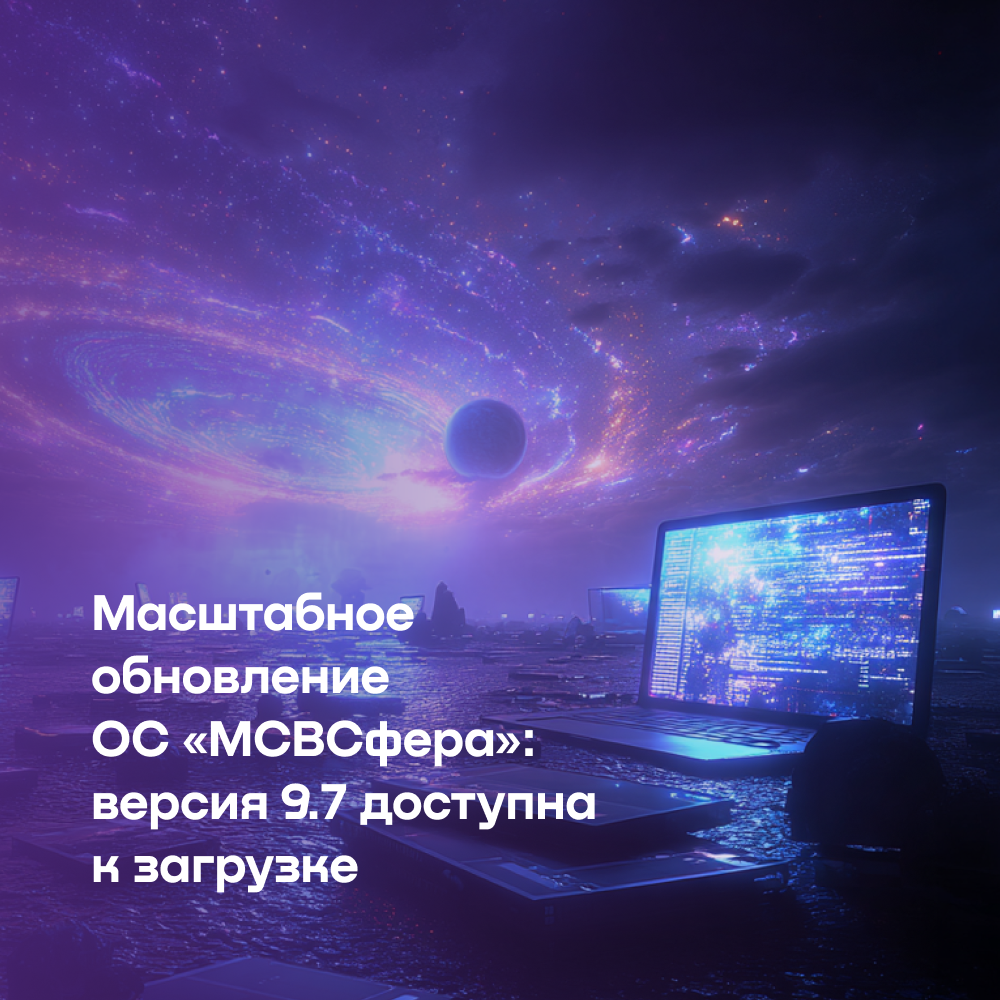 Вышла новая версия ОС «МСВСфера» 9.7: серьезные доработки для серверов и рабочих станций