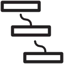 An icon illustrating team alignment.