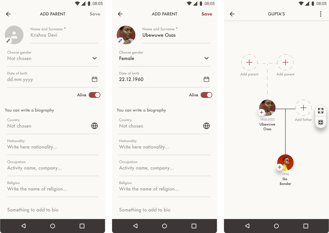 Ilya Bondar, app, mobile, app, Family Space, family