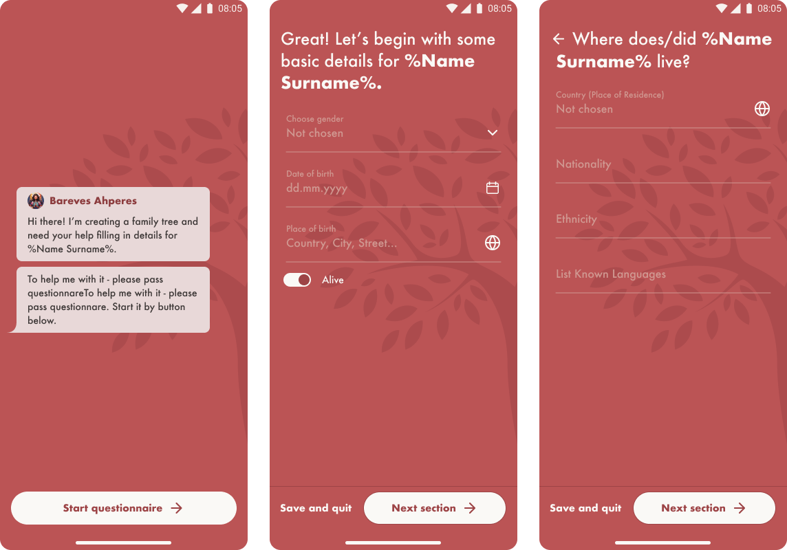 Ilya Bondar, app, mobile, app, FamTree