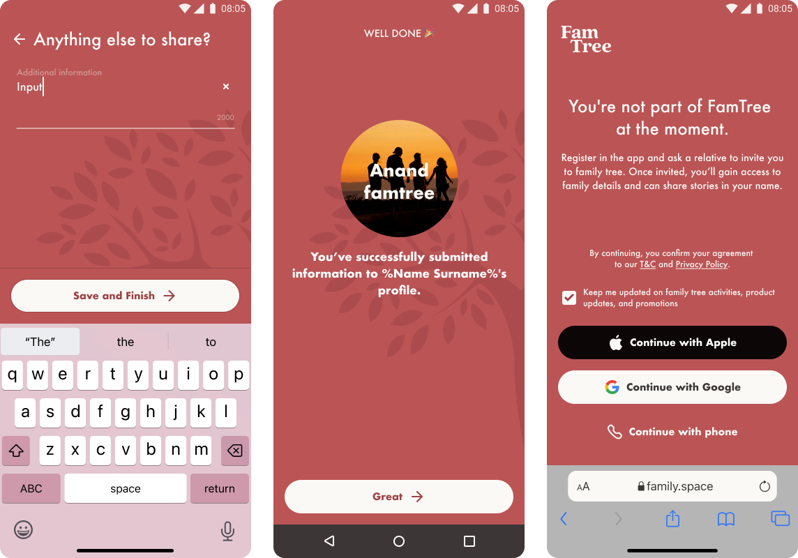 Ilya Bondar, app, mobile, app, FamTree