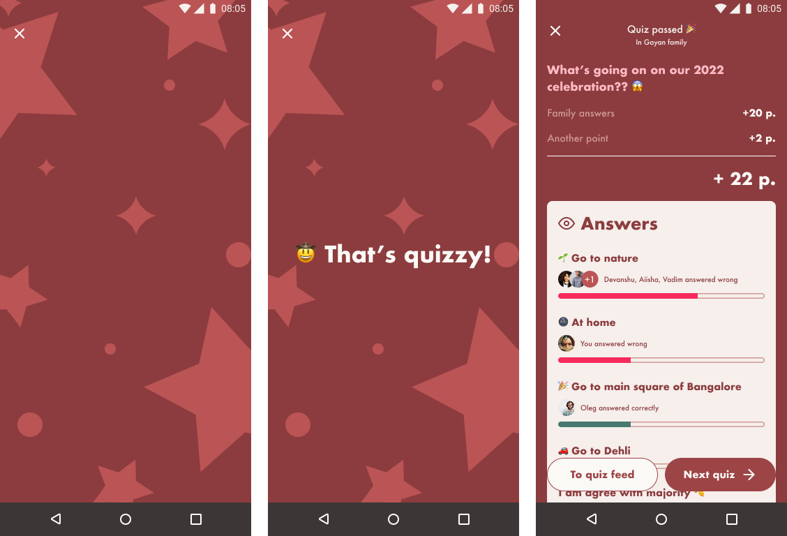 Ilya Bondar, app, mobile, app, Family Quiz