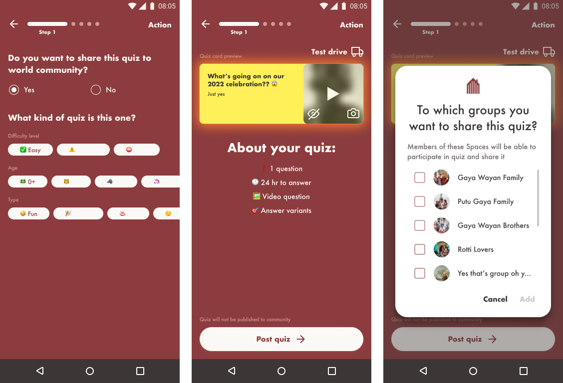 Ilya Bondar, app, mobile, app, Family Quiz