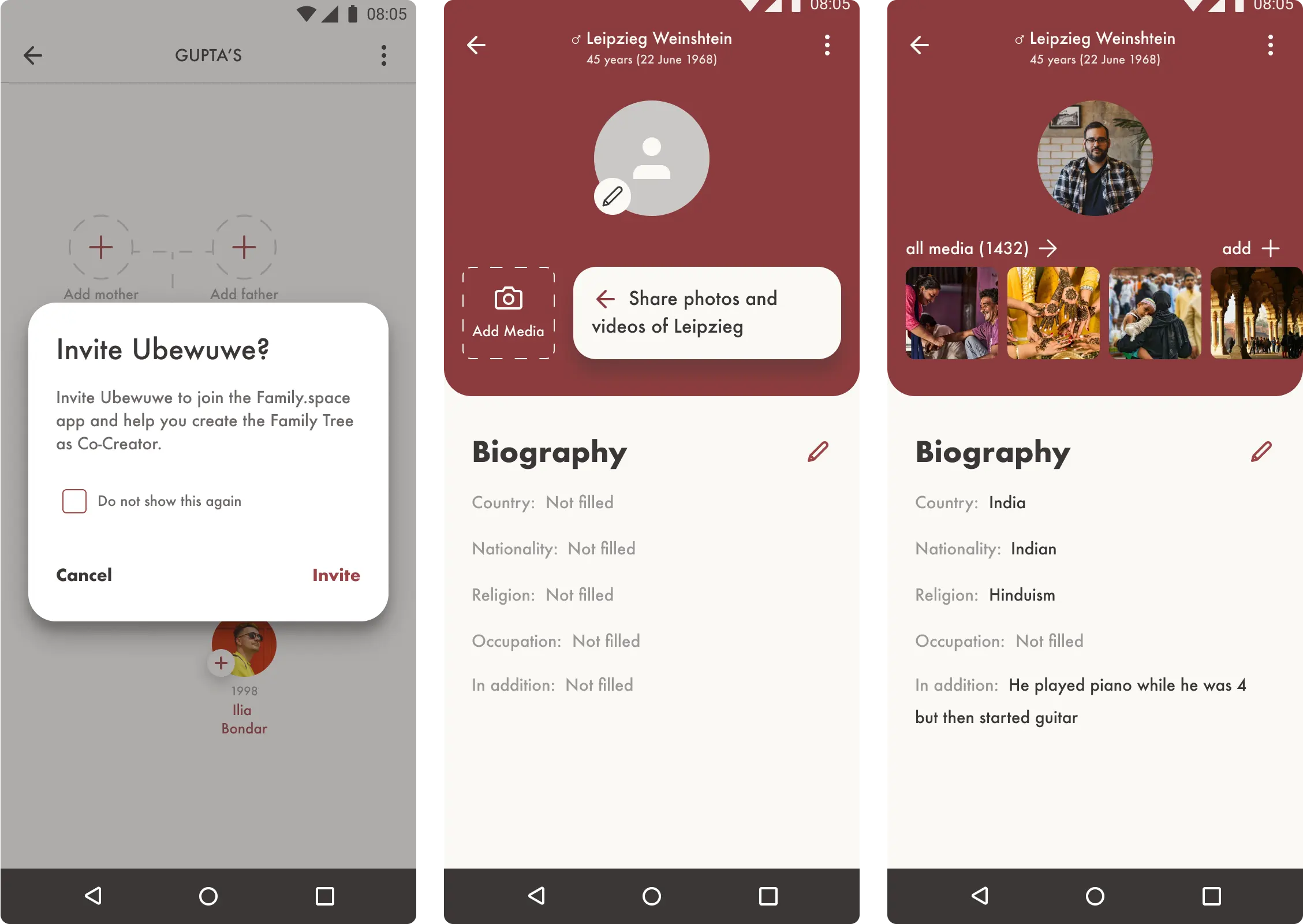 Ilya Bondar, app, mobile, app, Family Space, family