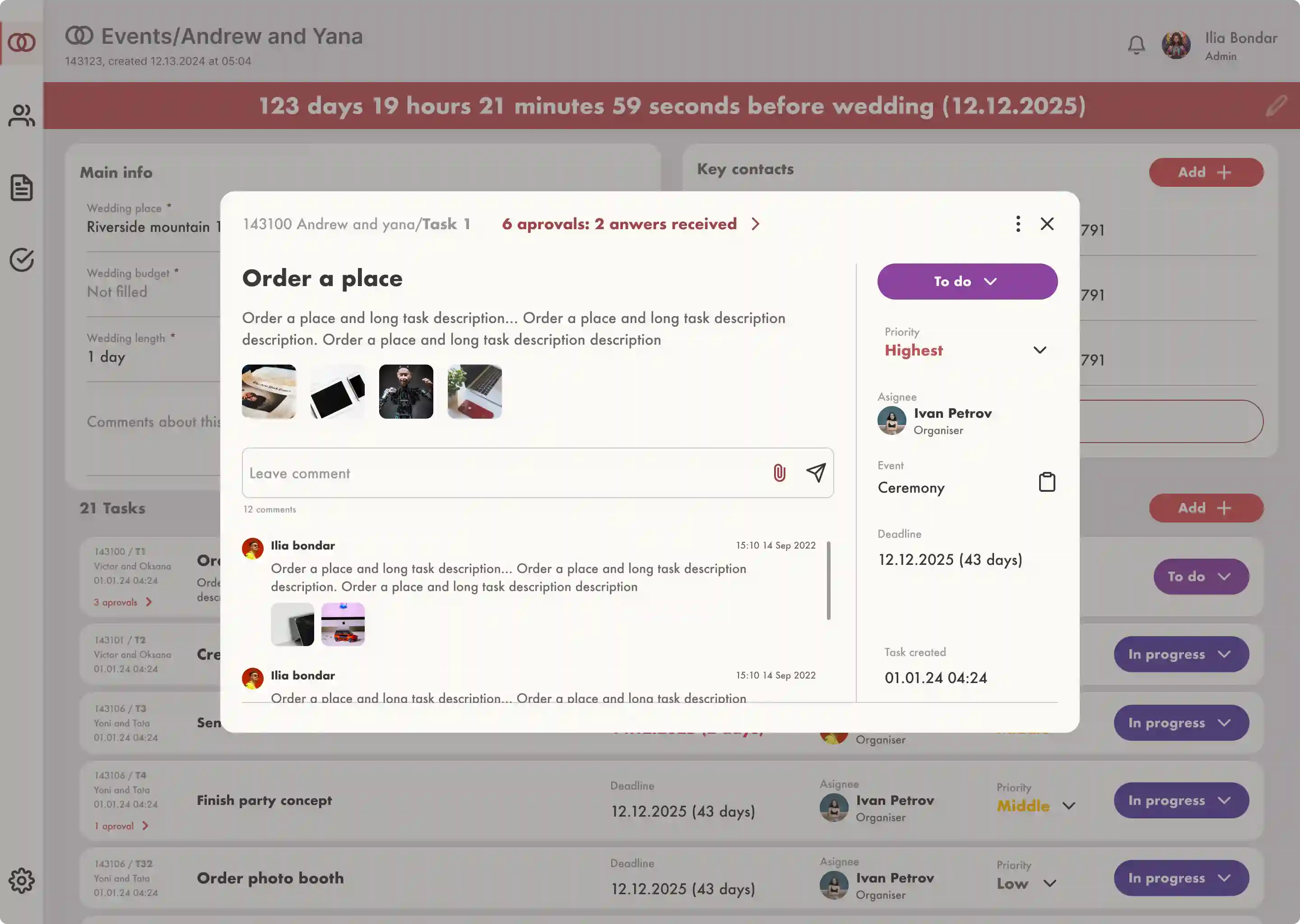 Ilya Bondar, mobile, web app, CRM