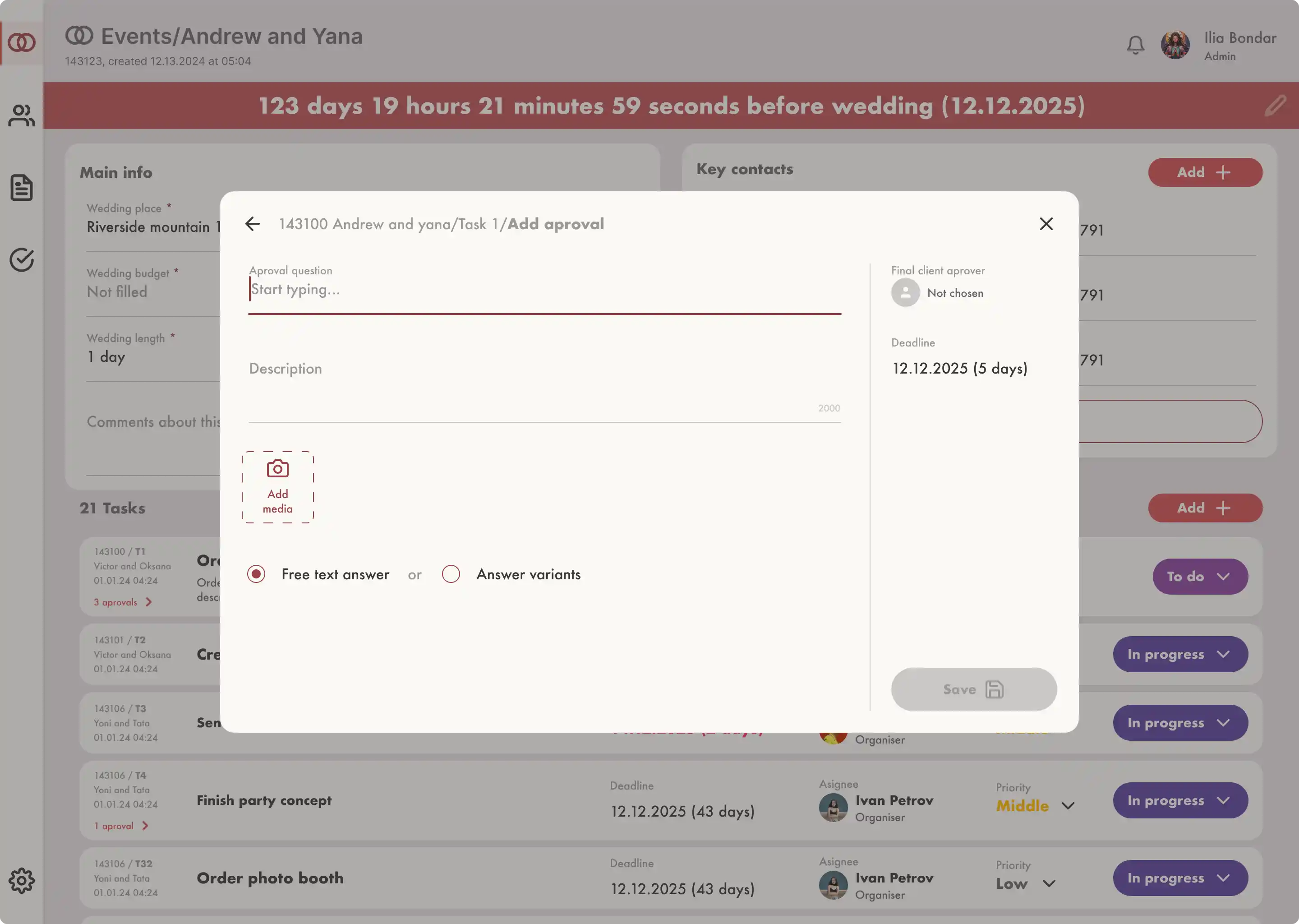 Ilya Bondar, mobile, web app, CRM