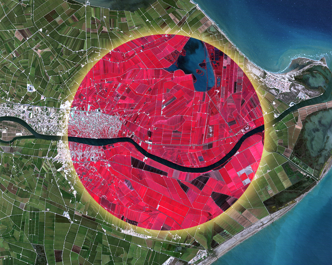 Environmental compliance monitoring satellite imagery